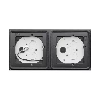 Caja de superficie GIRA 5502910 para porteros automáticos, antracita, 213×25,4×106,5 mm