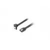 Cable SATA III LANBERG CA-SASA-13CU-0050-BK 0,5 m, SATA 7 pines a 7 pines, 6 Gbit/s, negro