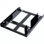 Marco de montaje ultron interno 2x2.5 SSD/HDD metal negro (377215)