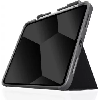 STM dux plus - Funda tipo flip para tablet - resistente - policarbonato, poliuretano termoplástico (TPU) - negro - para Apple iPad de 10,9 pulgadas (10.