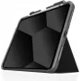 STM dux plus - Funda tipo flip para tablet - resistente - policarbonato, poliuretano termoplástico (TPU) - negro - para Apple iPad de 10,9 pulgadas (10.
