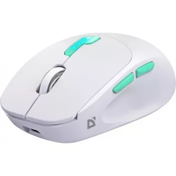 Ratón Defender NITTA MM-307 RF+BT ÓPTICO 1600dpi 6T BLANCO