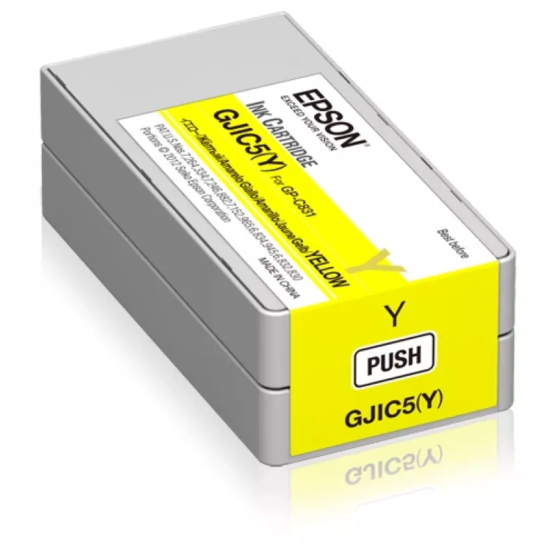 Epson GJIC5(Y): cartucho de tinta para ColorWorks C831 (amarillo) (MOQ=10)