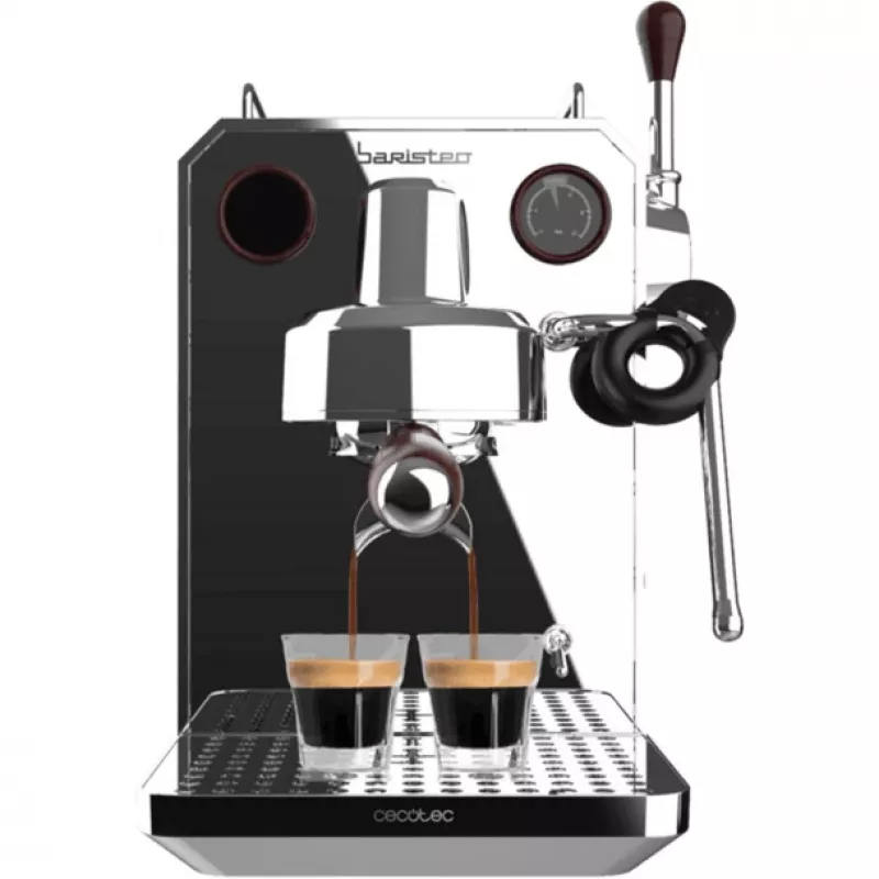 Cafetera de palanca Baristeo Intima (plateado/acero inoxidable, Thermoblock)