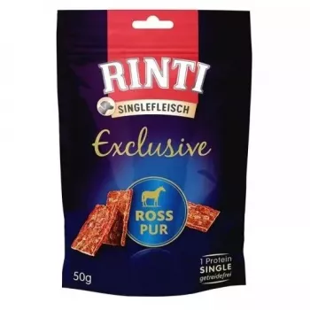 RINTI Singlefleisch Exclusive Caballo - Snack para perros - 50g
