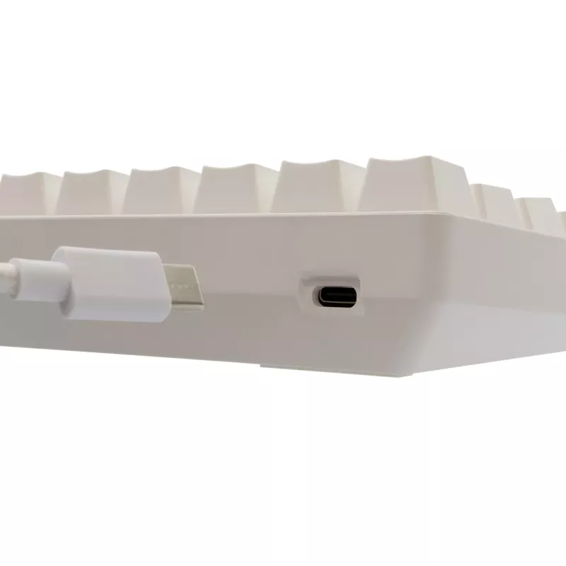 Teclado mecánico con cable White Shark Shinobi-2 (GK-004211) — distribución US, switches Red, blanco