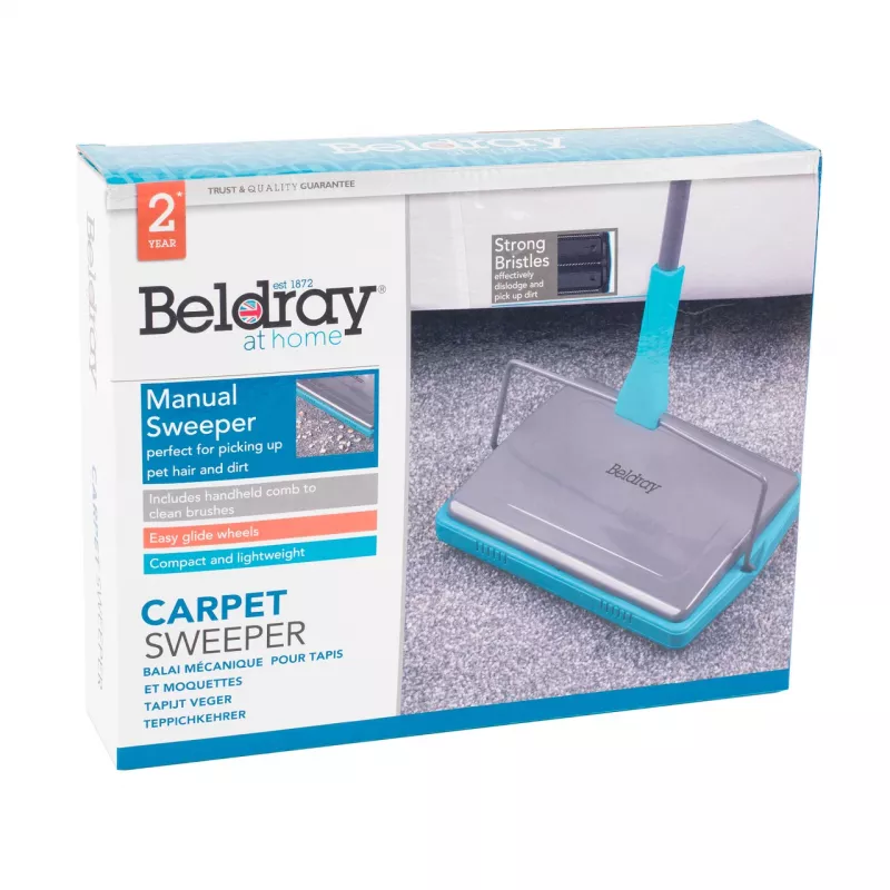 Beldray LA024855TQEU7 barredor manual de alfombras y suelos