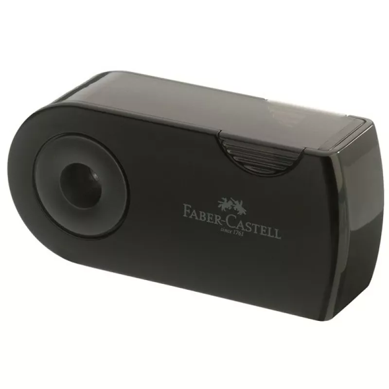 Sacapuntas manual Faber-Castell SLEEVE negro