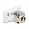 Módulo de red RJ45 DELOCK 90904 Cat.6A con LED para paneles Keystone y paneles de parcheo