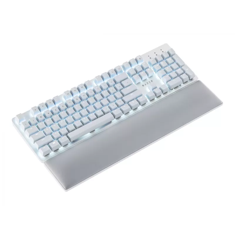 Teclado Razer Pro Type Ultra oficina USB RF inalámbrico Bluetooth QWERTY US English plata blanco