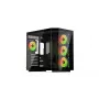 Caja torre de PC KRUX Empero KRXD010, ATX, negra – compatible con GPU hasta 420 mm, disipador de CPU hasta 155 mm, 2 bahías de 3,5