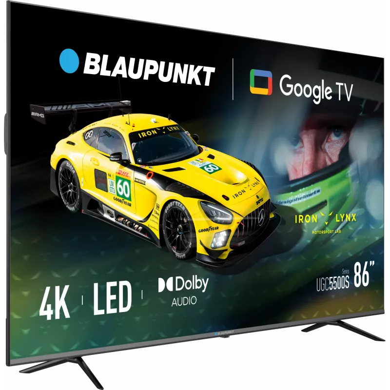 TV LED Blaupunkt | 86UGC5500S | 86 | Smart TV | Google TV | UHD | Negro