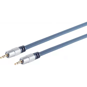 Cable de audio ShiverPeaks 30812-5MHQ 3,5 mm estéreo cromado, 5,0 m