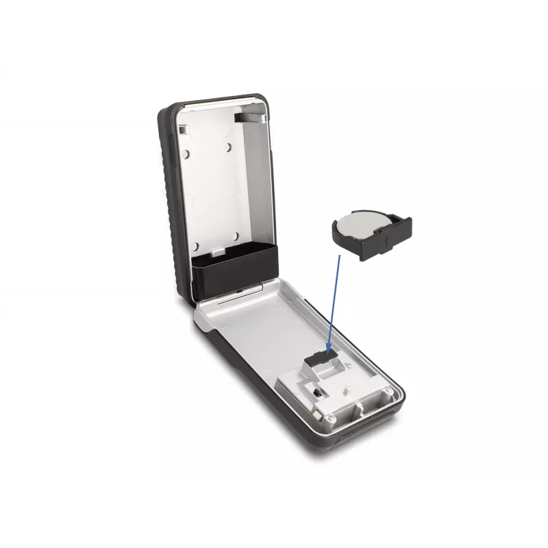 Caja de llaves DELOCK 20932 organizador de llaves de aluminio y plástico con candado de combinación, negro