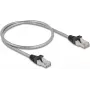 Cable DeLOCK RJ45 Cat.6A U/FTP RJ-45 0,5 m plata