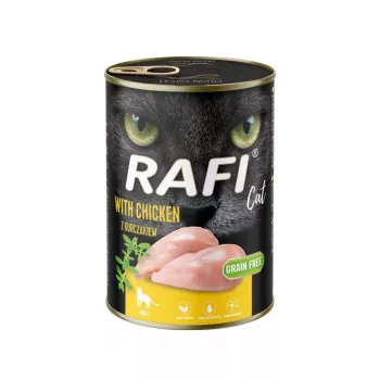 RAFI Cat Adult con pollo comida húmeda para gatos 400 g