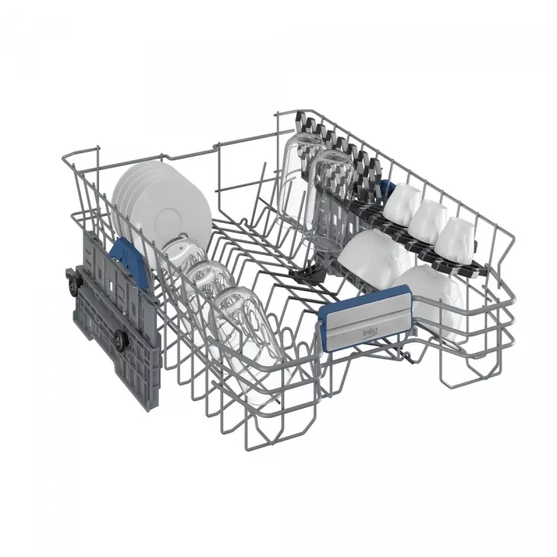 Lavavajillas independiente BEKO BDFS26123AQ, 45 cm, 10 cubiertos, 49 dB, antracita