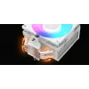 Disipador de CPU por aire MODECOM Volcano 0C T721 ARGB 120 blanco, single-tower, ventilador de 120 mm