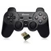 VAKOSS GP-4705BK mando inalámbrico USB, PC/PS3, vibración dual shock, analógico/digital, negro