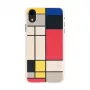Funda para smartphone man and wood para iPhone XR – parte trasera de madera, marco blanco