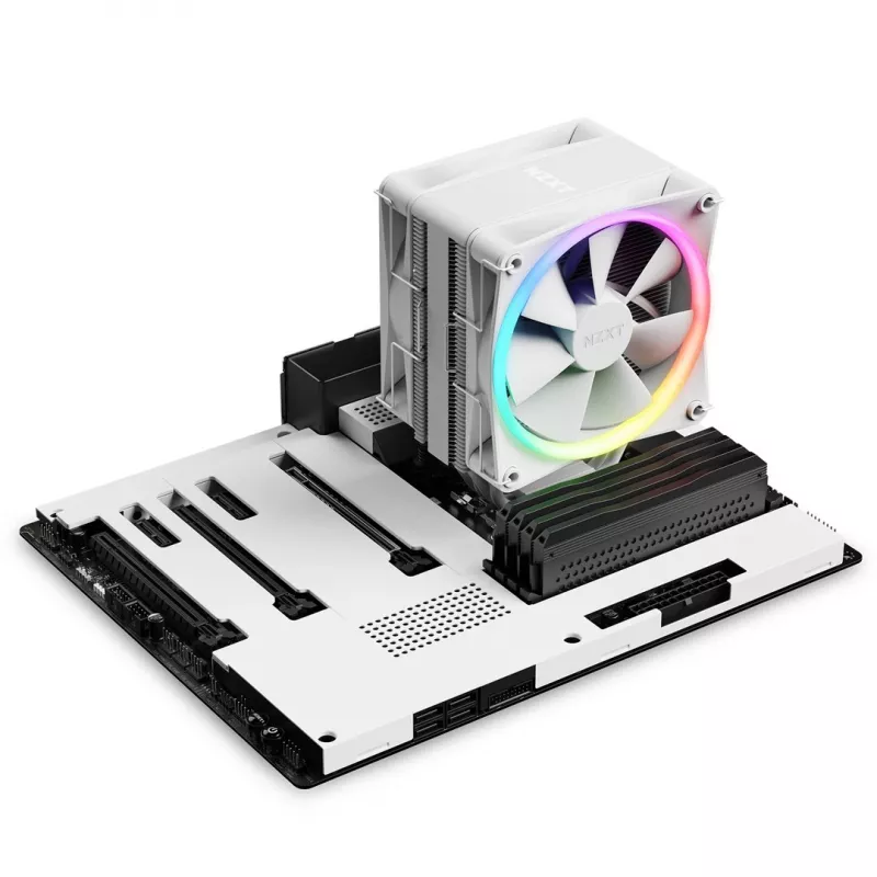 NZXT T120 RGB Disipador de CPU por aire 12 cm Blanco 1 ud.