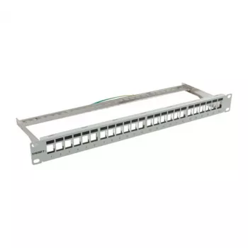 Keystone,Module Carrier, 48,30cm (19) Panel de conexiones para 24x módulos TP, 1U, gris claro (S216321)