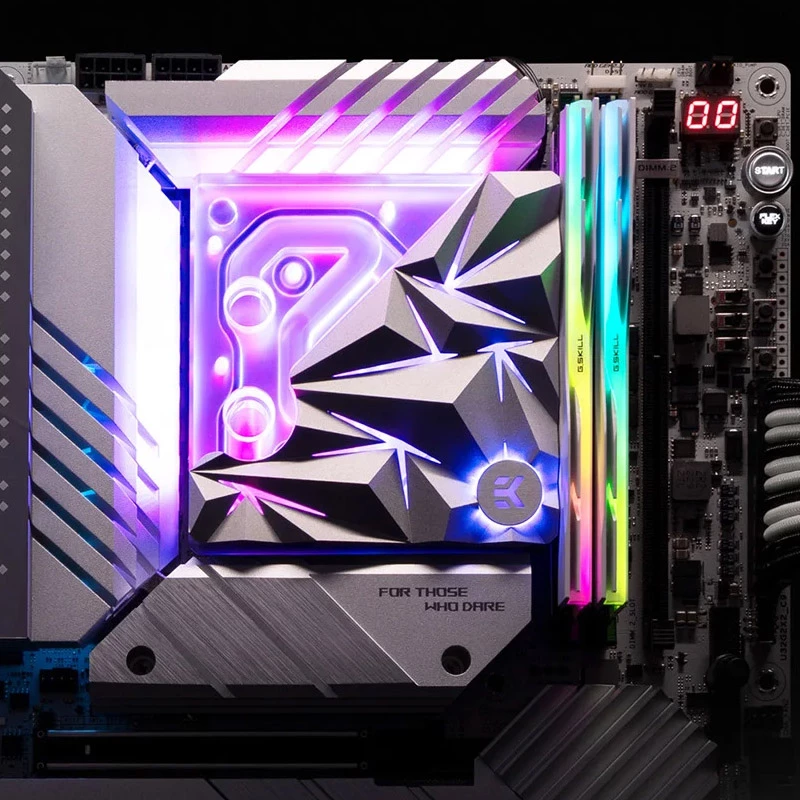 EK Water Blocks EK-Quantum Velocity² Edge D-RGB - 1700/1851 edición especial plata