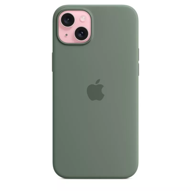 Apple iPhone 15 Plus Funda de silicona con MagSafe - Cypress
