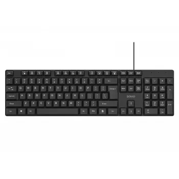 Savio KB-01 Teclado Home/Office USB QWERTY US Inglés Negro