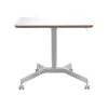 Tablero de mesa de ordenador Leitz 65360001 cuadrado aluminio blanco 600x800x750mm