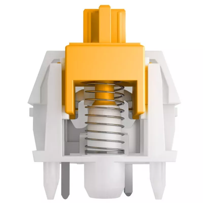 Interruptor mecánico GLORIOUS Panda Silent 5-Pin táctil MX-Stem 50g prelubricado 36 uds.