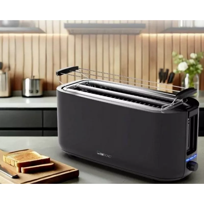Tostadora Clatronic TA 3802 4 rebanadas 1400 W negra