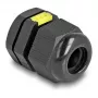 Prensaestopas DeLOCK M16 con ventilación IP68 estanco negro 2 uds.