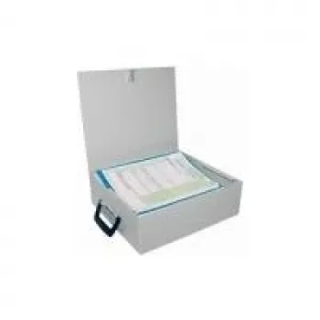 Recogedor de palanca Werner Dorsch - Contenedor para documentos - Acero - Gris claro (102 1637)