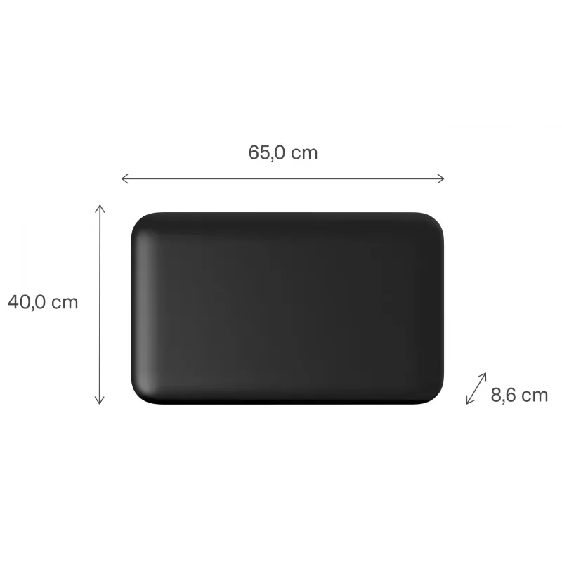 Emisor térmico inteligente WiFi de panel Mill Invisible | PA700WIFI4B | emisor térmico de panel | 700 W | para estancias de hasta 9-12 m² | negro | IPX4