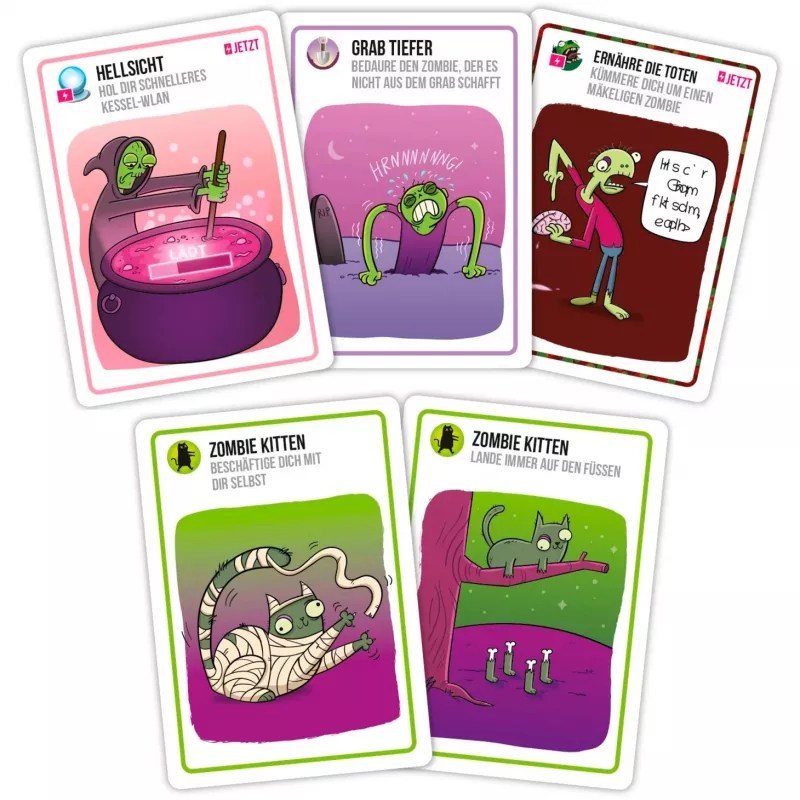 Zombie Kittens, juego de cartas
