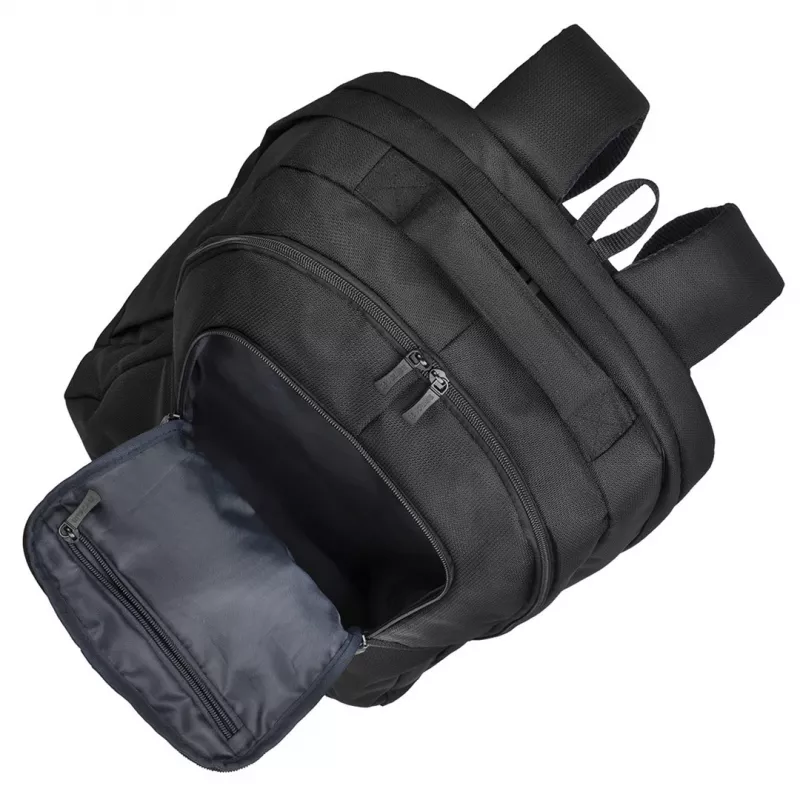 Mochila Rivacase Tegel 8460 negra poliéster