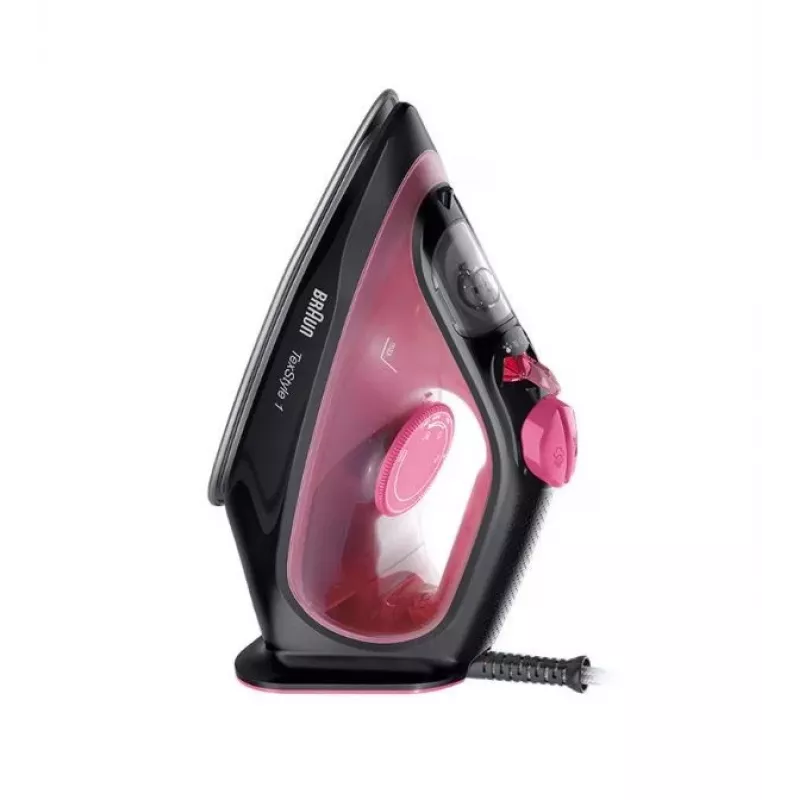 Braun TexStyle 1 plancha en seco y vapor suela cerámica 2000 W Negro, Morado