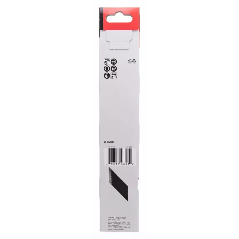 Makita B-55588 hoja para sierras de calar, sierras de marquetería y sierras sable, carburo de tungsteno (TC), 1 unidad