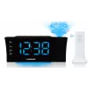 Blaupunkt CRP81USB radio despertador con proyección y carga USB, negro