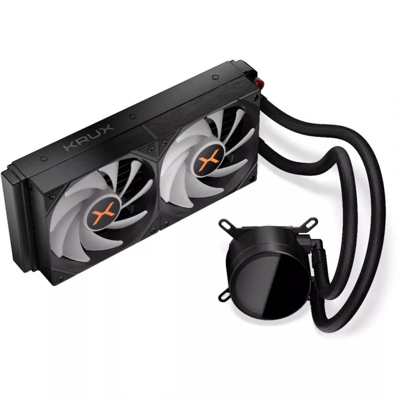 HydroX 240 ARGB, refrigeración líquida negra