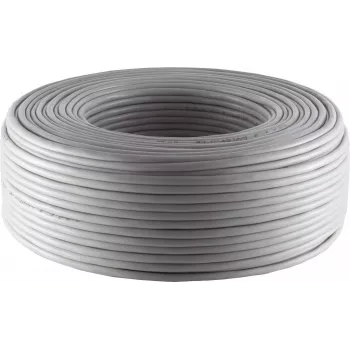 Cable telefónico ShiverPeaks 76840-100 2x2x0,6 mm para instalación empotrada