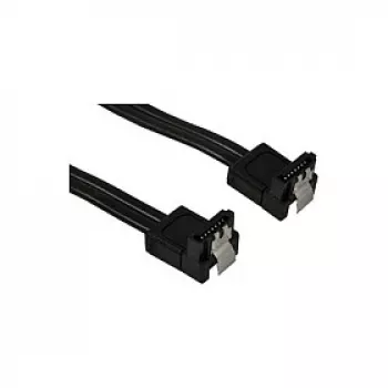 Cable Synergy21 SATA-3 interno 0,50m conector (en ángulo) negro **