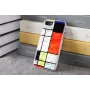 Funda protectora iKins para Apple iPhone 8 / 7 Mondrian blanco