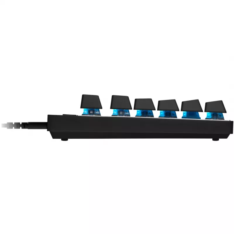 Logitech G PRO X RAPID - Teclado - TKL - Retroiluminación - USB - QWERTZ - Alemán - Interruptores: lineales - negro (920-013228)