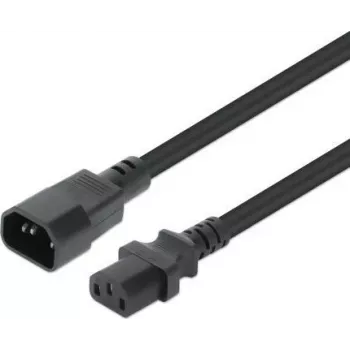 MANHATTAN 352673 Manhattan alargador de corriente IEC320 C14 a C13 10A 1 m Negro