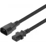 MANHATTAN 352673 Manhattan alargador de corriente IEC320 C14 a C13 10A 1 m Negro