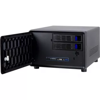 Inter-Tech SC-2100 - Small Form Factor (SFF) - PC - Negro - Mini-ITX - Acero - Actividad - Alarma - HDD - Red - Alimentación (88887285)