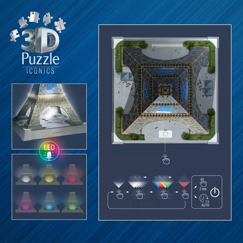 Puzle 3D Torre Eiffel