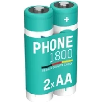 Ansmann ANS 1312-0038 - batería Dect NiMh AA Mignon 1600 mAh pack de 2 - batería - Mignon (AA) (1312-0038)